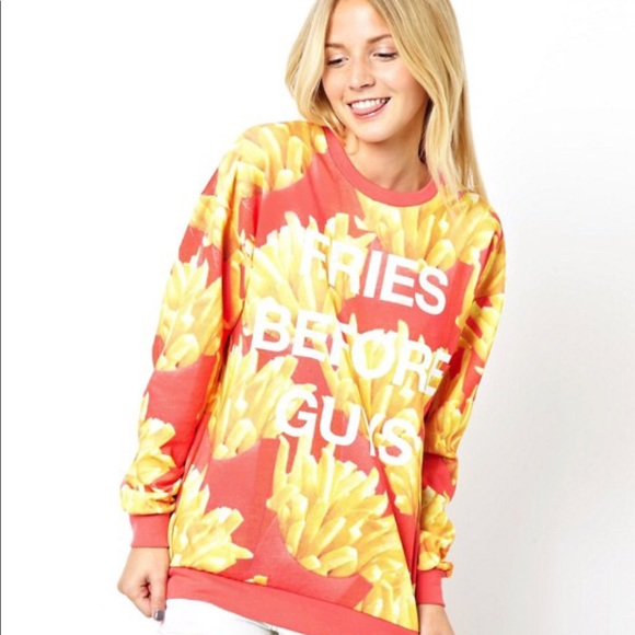 ASOS Fries Before Guys Sweatshirt - Picture 6 of 7